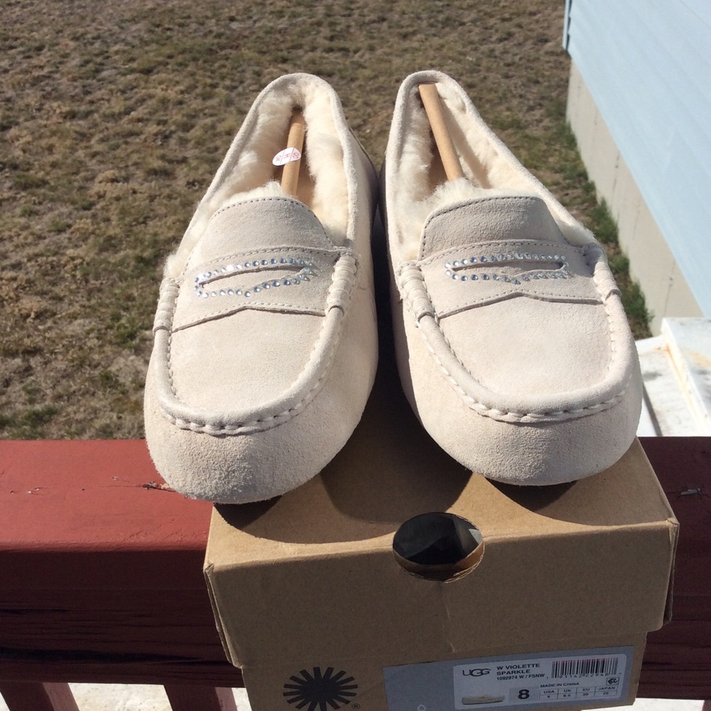 Ugg violette Sparkle Slippers - Picture 3 of 7